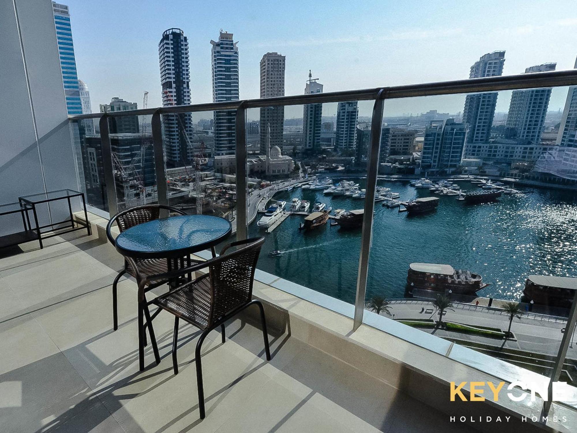 Sophisticated One Bedroom With Full Marina View Dubai Dış mekan fotoğraf