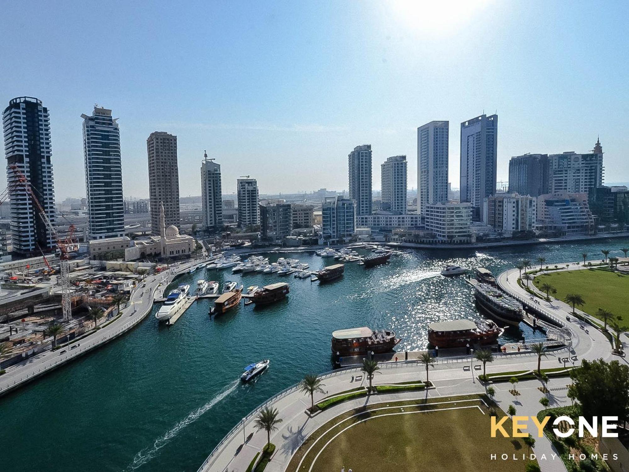 Sophisticated One Bedroom With Full Marina View Dubai Dış mekan fotoğraf