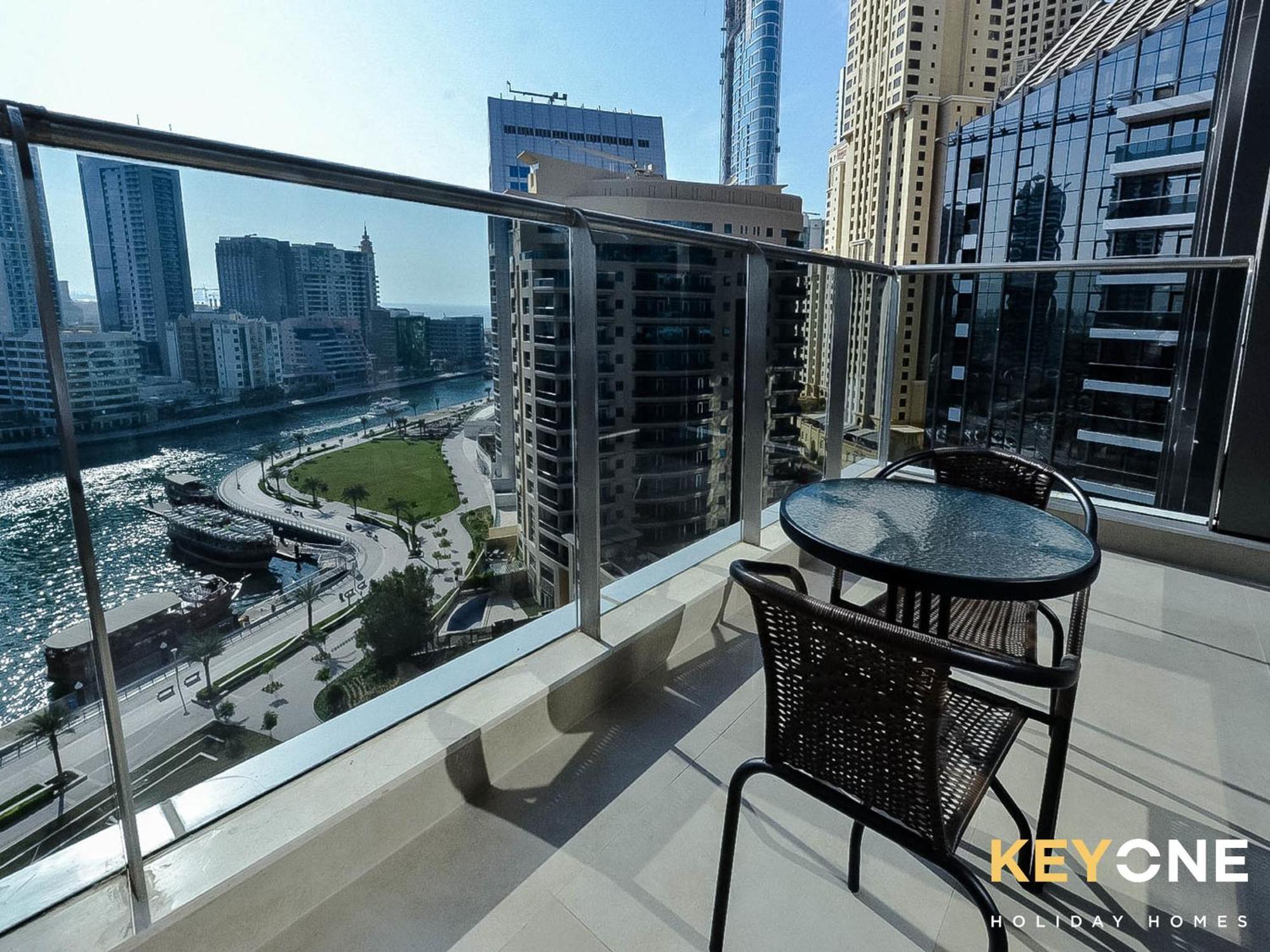 Sophisticated One Bedroom With Full Marina View Dubai Dış mekan fotoğraf